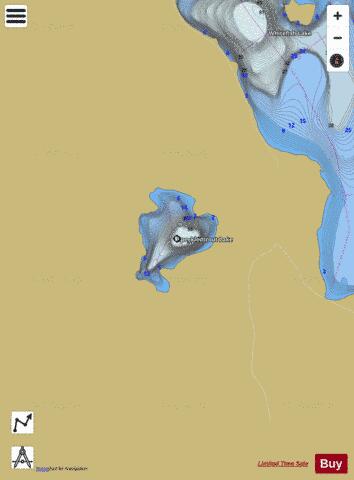 Speckled Trout Lake depth contour Map - i-Boating App