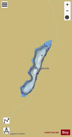 Winter Lake depth contour Map - i-Boating App