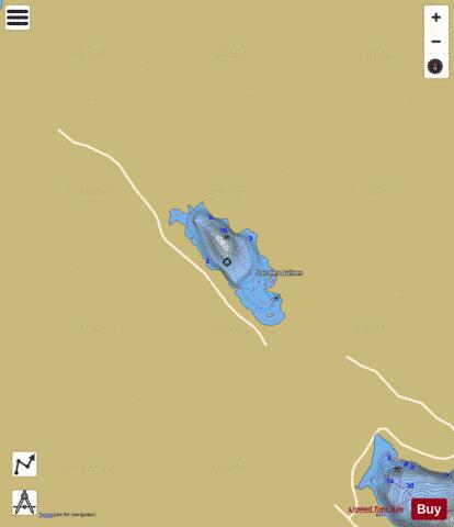 Aulnes Lac Des depth contour Map - i-Boating App
