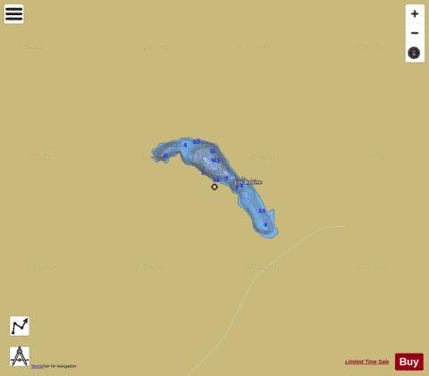 Babine Lac depth contour Map - i-Boating App