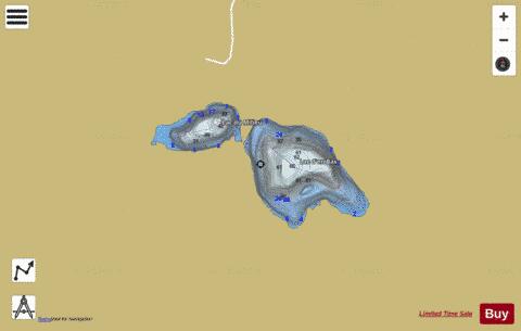 Bas Lac D En depth contour Map - i-Boating App
