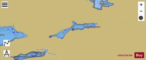 Lac Des Sucreries depth contour Map - i-Boating App