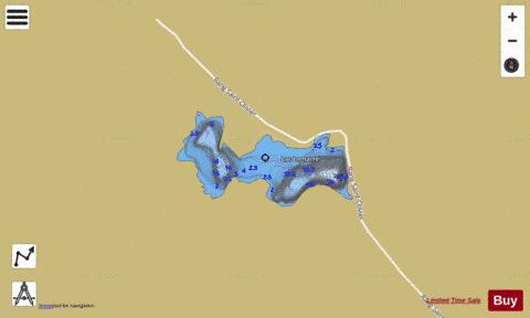 Lamarre Lac depth contour Map - i-Boating App