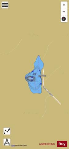 Pilon Lac depth contour Map - i-Boating App