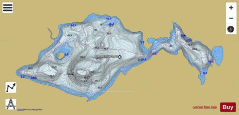 Savanes Lac Des depth contour Map - i-Boating App
