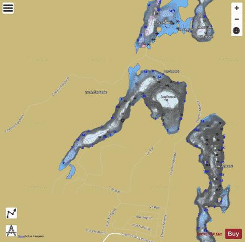 Laurel, Lac depth contour Map - i-Boating App