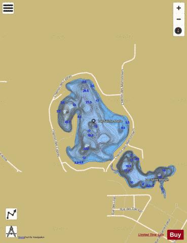 Sainte-Marie, Lac depth contour Map - i-Boating App