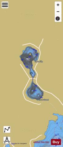 Prevost, Lac depth contour Map - i-Boating App