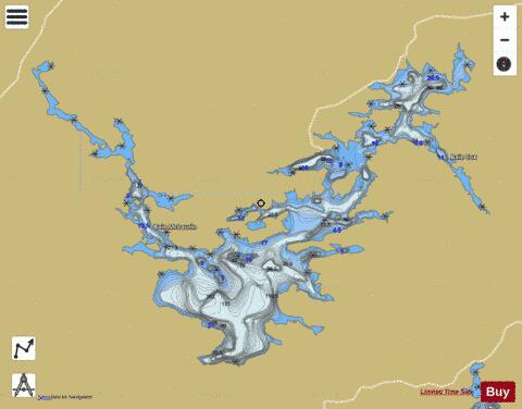 Byrd, Lac depth contour Map - i-Boating App