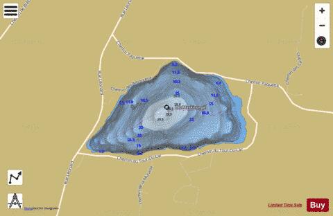 Maskinonge, Lac depth contour Map - i-Boating App