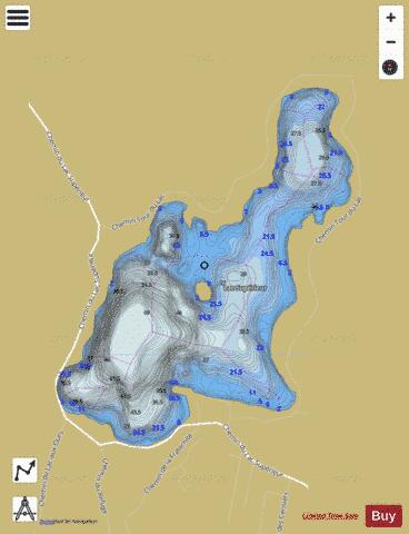 Superieur, Lac depth contour Map - i-Boating App