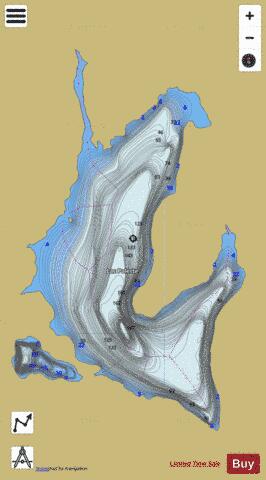 Polette, Lac depth contour Map - i-Boating App