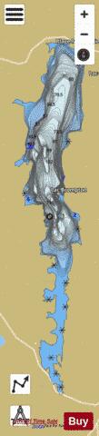 Brompton, Lac depth contour Map - i-Boating App