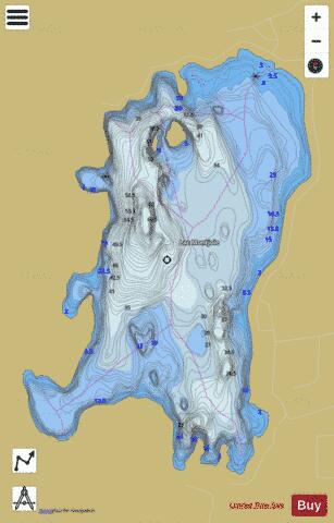 Montjoie, Lac depth contour Map - i-Boating App