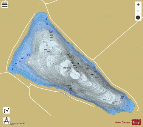 Elgin, Lac depth contour Map - i-Boating App