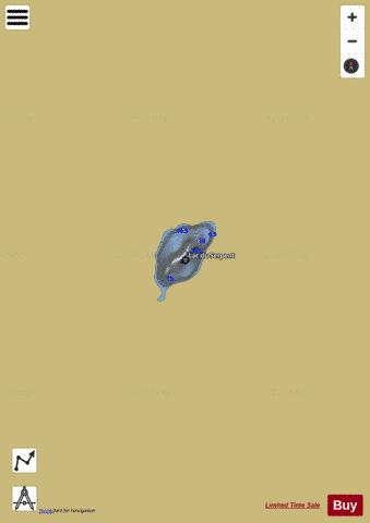 Serpent, Lac du depth contour Map - i-Boating App