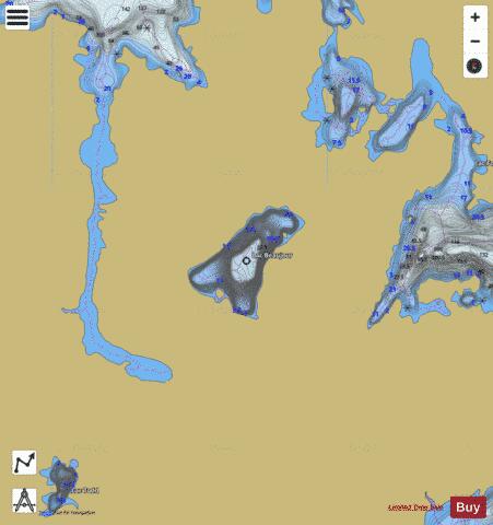 Beaujour, Lac depth contour Map - i-Boating App