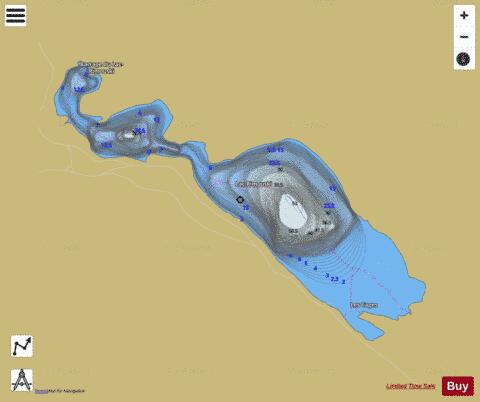 Rimouski, Lac depth contour Map - i-Boating App