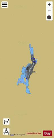 Boisvert, Lac depth contour Map - i-Boating App