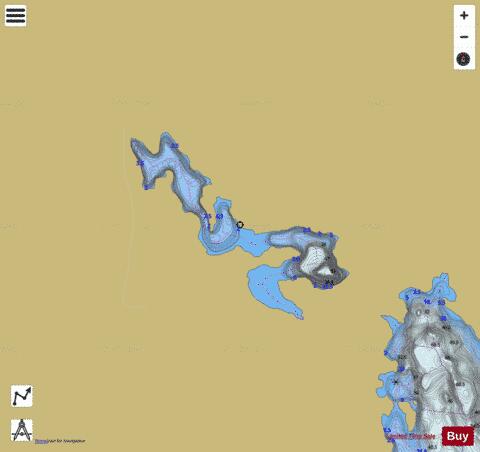 Armand, Lac depth contour Map - i-Boating App