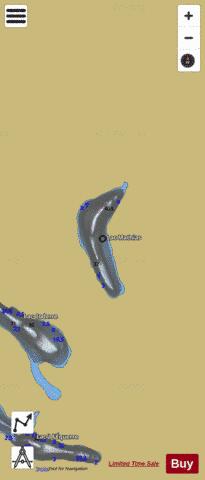 Mathias, Lac depth contour Map - i-Boating App