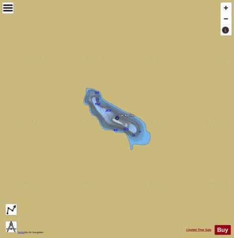 Racine, Lac depth contour Map - i-Boating App