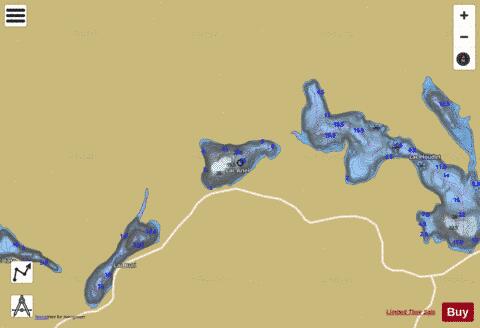 Ariel, Lac depth contour Map - i-Boating App