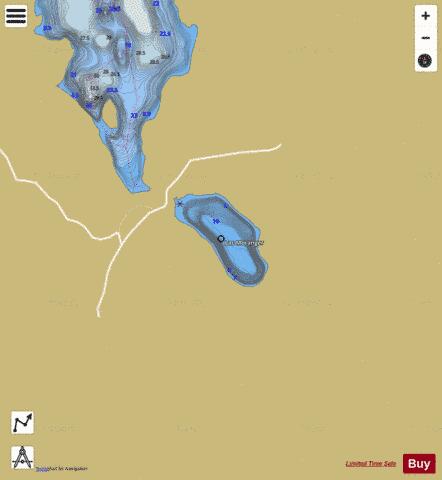 Moranger, Lac depth contour Map - i-Boating App