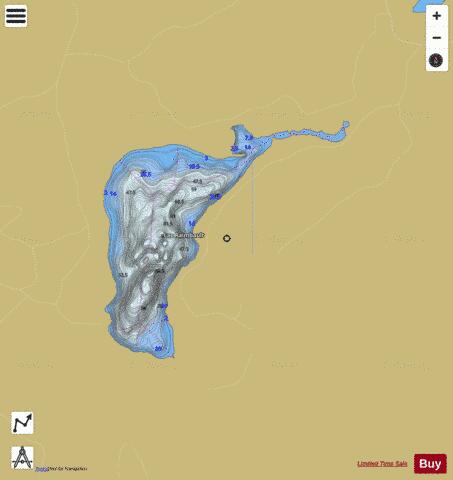 Raimbault, Lac depth contour Map - i-Boating App