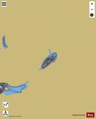 Roberts, Lac depth contour Map - i-Boating App