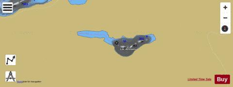 Arvisais, Lac depth contour Map - i-Boating App