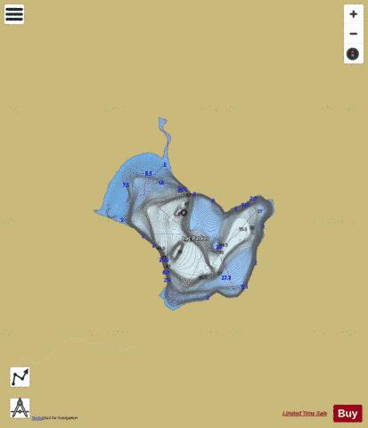 Parker, Lac depth contour Map - i-Boating App
