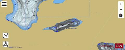 Culbute, Lac de la depth contour Map - i-Boating App