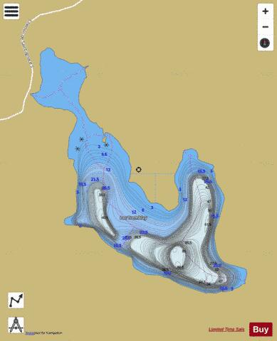 Tremblay, Lac depth contour Map - i-Boating App