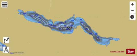 Jimmy, Lac depth contour Map - i-Boating App