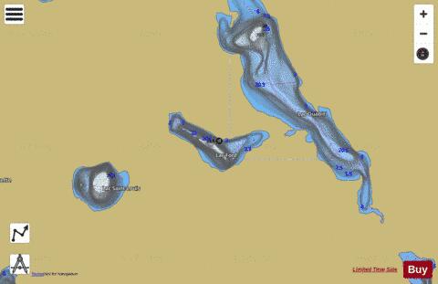 Ford, Lac depth contour Map - i-Boating App