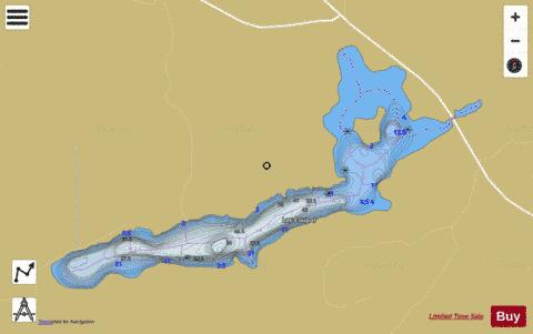 Coupal, Lac depth contour Map - i-Boating App