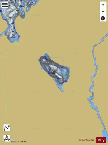 Forget, Lac depth contour Map - i-Boating App