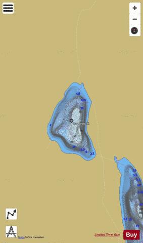 Nouvel, Lac depth contour Map - i-Boating App