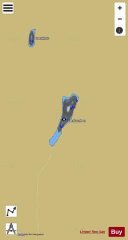 Cauchon, Lac depth contour Map - i-Boating App