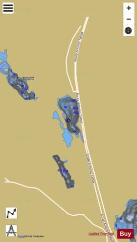 Horatio-Walker, Lac depth contour Map - i-Boating App