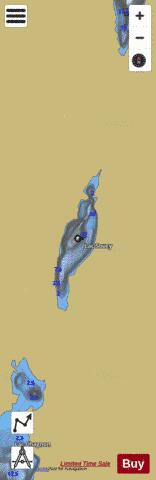 Soucy, Lac depth contour Map - i-Boating App