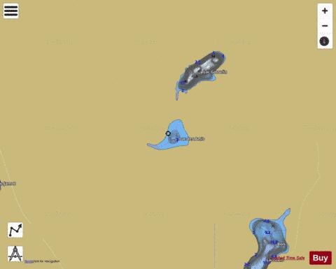 Amis, Lac des depth contour Map - i-Boating App