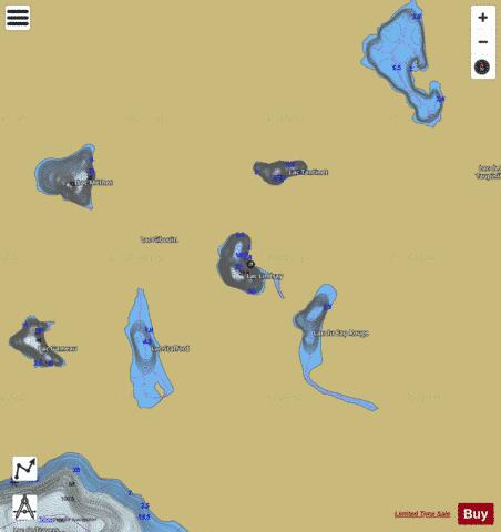 Lindsay, Lac depth contour Map - i-Boating App