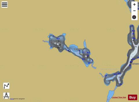 Orignal, Lac depth contour Map - i-Boating App