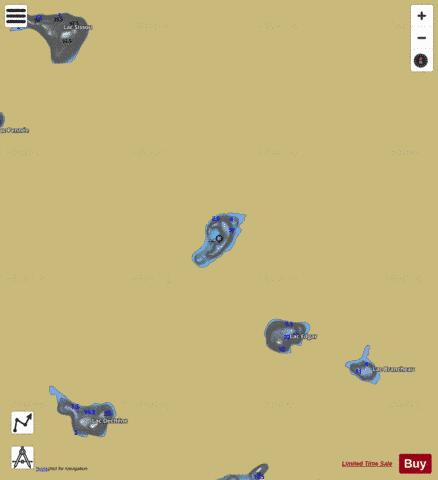 Lebrodeur, Lac depth contour Map - i-Boating App