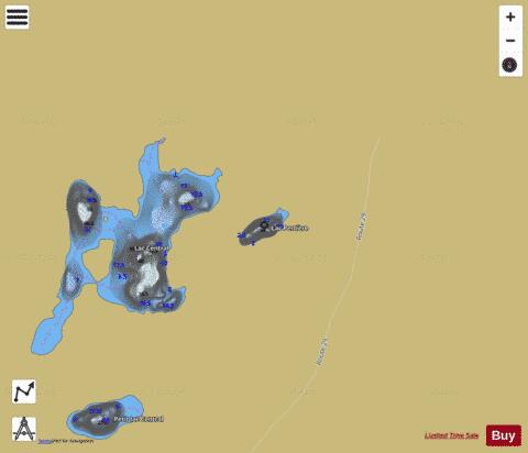 Perriere, Lac depth contour Map - i-Boating App