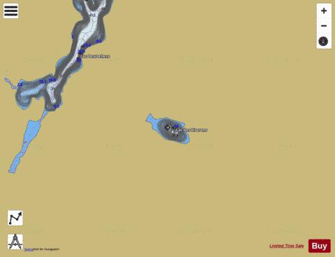 Liserons, Lac des depth contour Map - i-Boating App