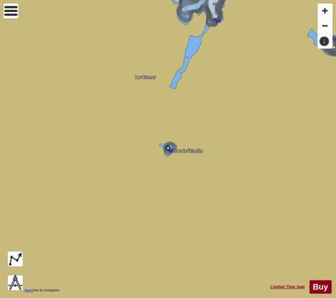 Lac de l'Ermite depth contour Map - i-Boating App