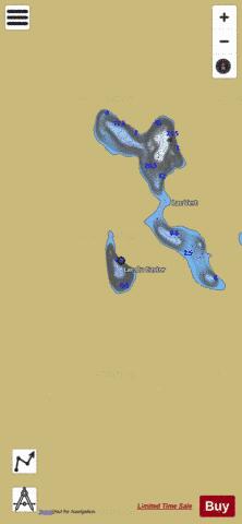 Castor, Lac du depth contour Map - i-Boating App